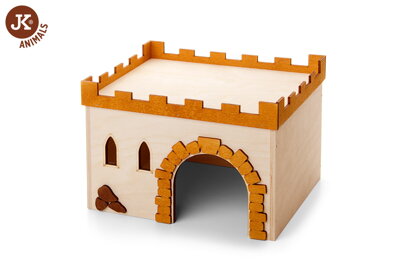 Hrad č. 3, drevený domček pre morčatá