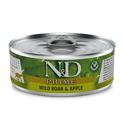 Farmina N&D cat PRIME boar & apple konzerva 80 g
