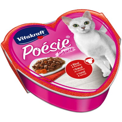 Vitakraft Cat Poésie hovädzie a mrkva v omáčke 85 g