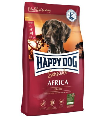 Happy Dog SUPER PREMIUM - Supreme SENSIBLE - Africa pštros a zemiaky 