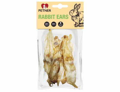 PETNER 100% sušené králičie uši 50g