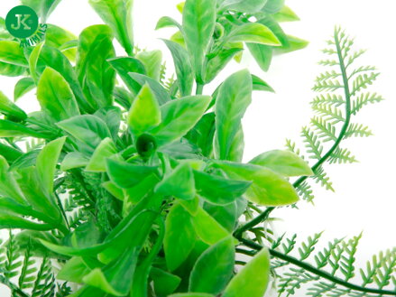 JK Ludwigia zelená, akvarijna plastová rastlinka