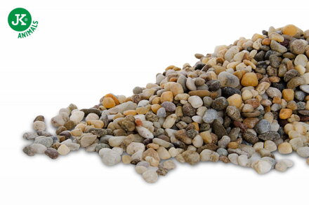 Prírodný riečny štrk, 5 kg, do akvária a terária