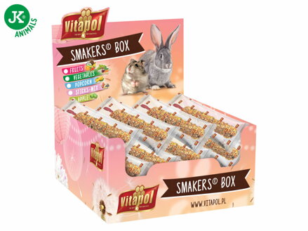 Vitapol Smakers Box - 12 klasov, hlodavec, jablko