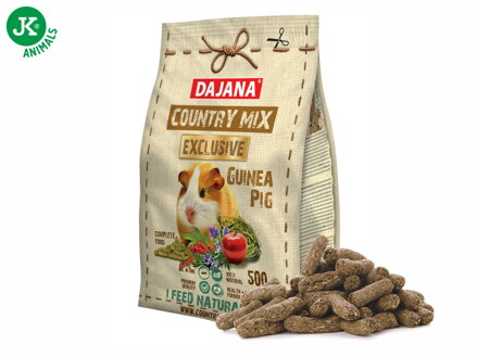 Dajana - COUNTRY MIX EXCLUSIVE, morča 500 g /1500 g, krmivo pre morčatá
