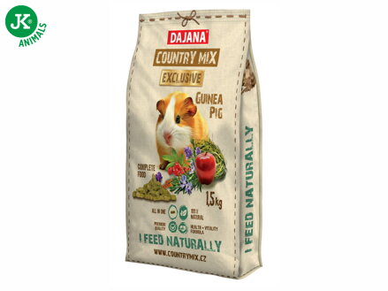 Dajana - COUNTRY MIX EXCLUSIVE, morča 500 g /1500 g, krmivo pre morčatá