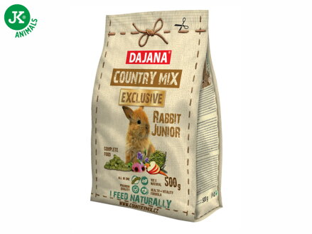Dajana - COUNTRY MIX EXCLUSIVE, králik junior 500 g / 1000 g, krmivo pre králiky