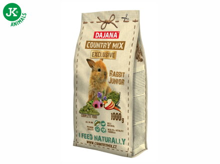 Dajana - COUNTRY MIX EXCLUSIVE, králik junior 500 g / 1000 g, krmivo pre králiky