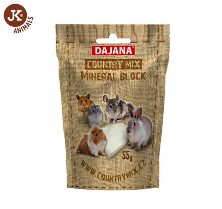 Dajana – COUNTRY MIX, Mineral block, minerálny kameň pre hlodavce