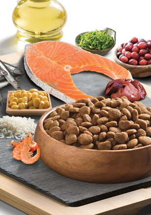 BonaCibo Adult Cat Sterilised with Salmon