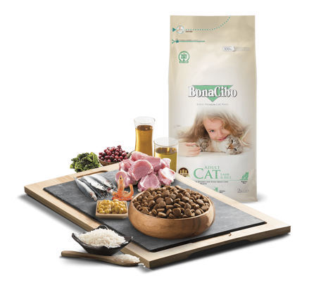 BonaCibo Adult Cat Lamb & Rice
