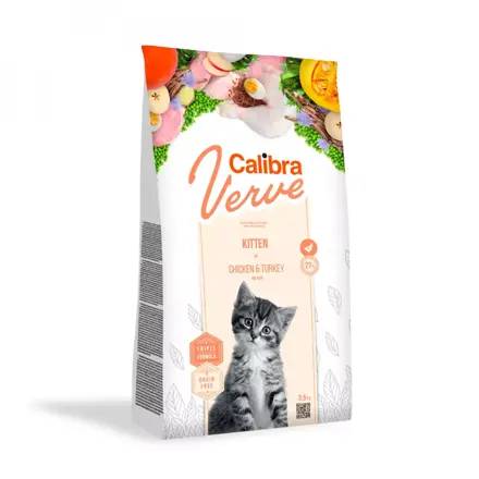 Calibra Cat Verve GF Kitten Chicken & Turkey