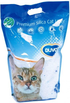 Podstielka DUVO+ pre mačky Premium silikátová 5 L