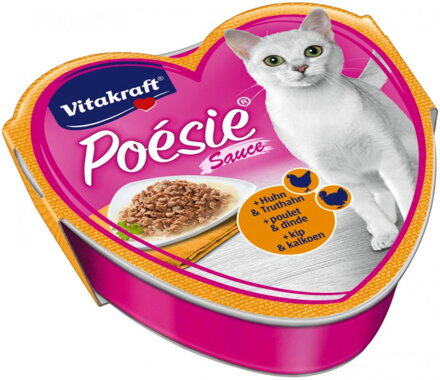 Vitakraft Cat Poésie kura a morka v omáčke 85g