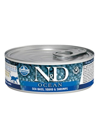 Farmina N&D cat OCEAN tuna, squid & shrimp konzerva 70 g