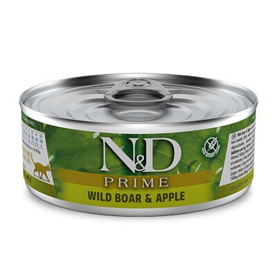 Farmina N&D cat PRIME boar & apple konzerva 70 g