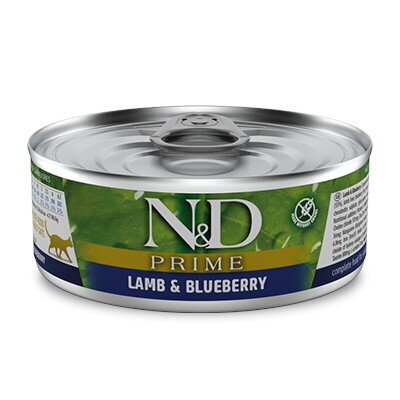 Farmina N&D cat PRIME lamb & blueberry konzerva 70 g