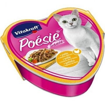 Vitakraft Cat Poésie kurča a záhradná zelenina v omáčke  85g