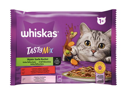 WHISKAS kapsička TastyMix Chef's Choice v šťave 4x85g