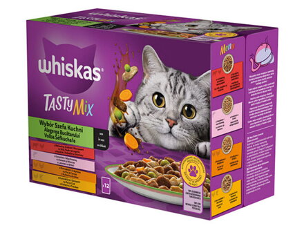 WHISKAS kapsička TastyMix Chef's Choice v šťave 12x85g