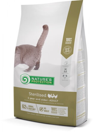 Natures P cat adult sterilised poultry