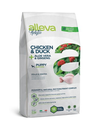 Alleva HOLISTIC dog puppy & junior mini chicken