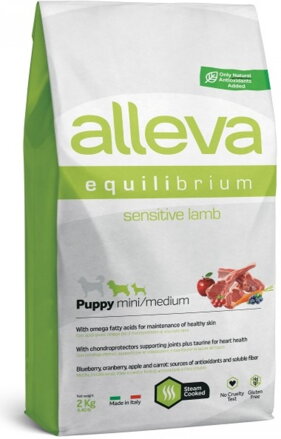 Alleva SP EQUILIBRIUM dog puppy sensitive mini & medium lamb