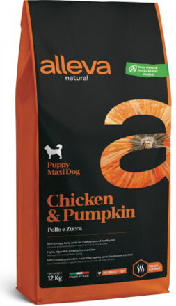 Alleva NATURAL dog puppy maxi chicken & pumpkin 