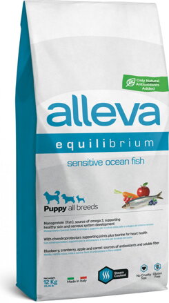 Alleva SP EQUILIBRIUM dog puppy sensitive all breeds ocean fish