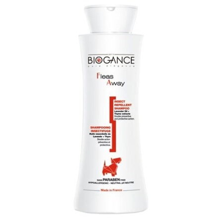 Šampón BIOGANCE Fleas Away Dog 250 ml (Repelentný proti parazitom pre psov)
