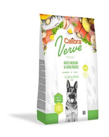 Calibra Dog Verve GF Adult Medium & Large Salmon & Herring 