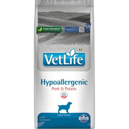 Farmina Vet Life dog hypoallergenic, pork & potato