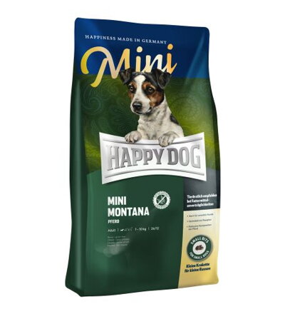 Happy Dog SUPER PREMIUM - Supreme MINI - Montana konské mäso a zemiaky / bez obilia