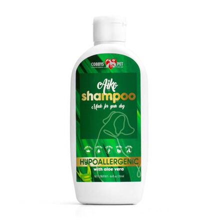 COBBYS PET AIKO HYPOALLERGENIC SHAMPOO 250ml hypoalergénny šampón pre psov
