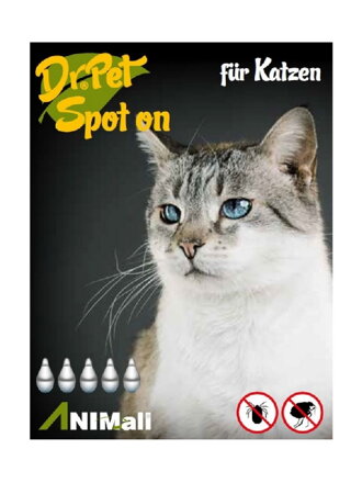 Dr.Pet spot-on pipety pre mačky 5 x 1 ml 