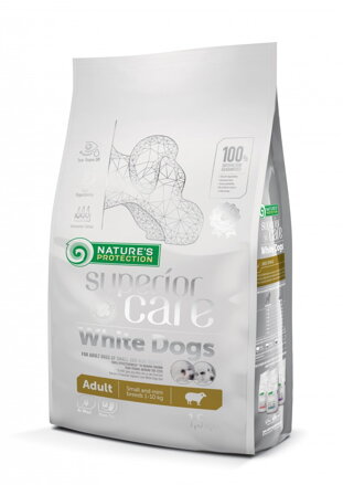 Natures P Superior care white dog adult lamb small & mini 