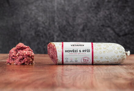 Saláma Vetamix hovädzie s ryžou - MONO 850 g