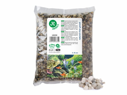 Prírodný riečny štrk 2 kg