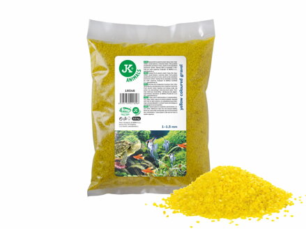 Dekoračný štrk žltý 0,5 kg