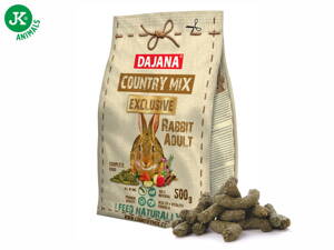 Dajana – COUNTRY MIX EXCLUSIVE, králik 500 g / 1500 g, krmivo pre králiky