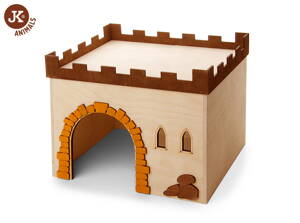Hrad č. 4, drevený domček pre králiky