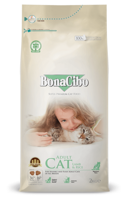 BonaCibo Adult Cat Lamb & Rice