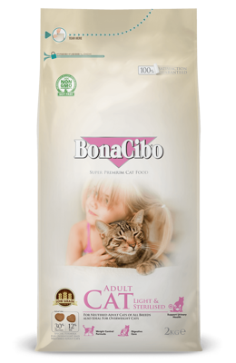 BonaCibo Adult Cat Light & Sterilised