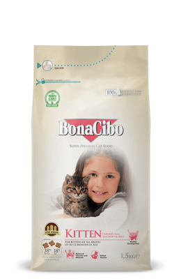 BonaCibo KITTEN Chicken with Anchovy & Rice