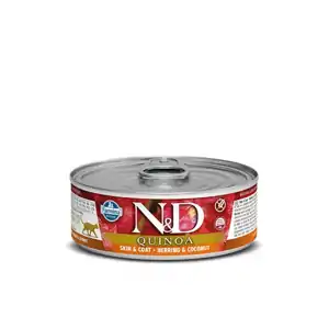 Farmina N&D cat QUINOA herring & coconut konzerva 80 g