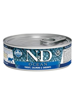 Farmina N&D cat OCEAN tuna & salmon konzerva 70 g