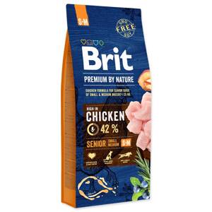 Brit Premium by Nature dog Senior S+ M 