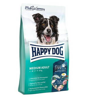 Happy Dog SUPER PREMIUM - Supreme FIT & VITAL - Medium Adult - pre stredné plemená 11-25 kg