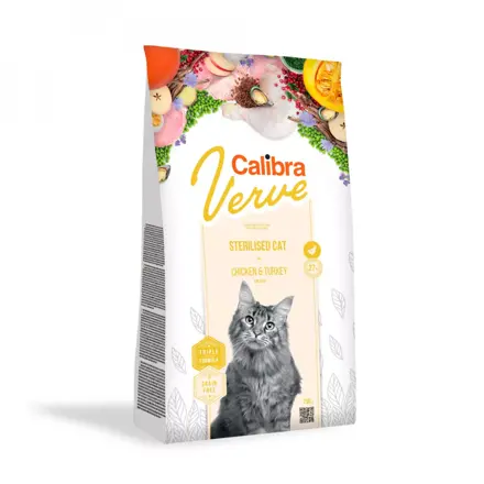 Calibra Cat Verve GF Sterilised Chicken & Turkey 