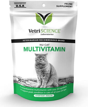 Vetri Science Nu Cat Multivitamin žuvacie tablety 30 tbl.